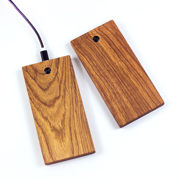 Wooden Handicraft Phone Fast Charge Mobile Power Power Bank