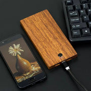 Wooden Handicraft Phone Fast Charge Mobile Power Power Bank