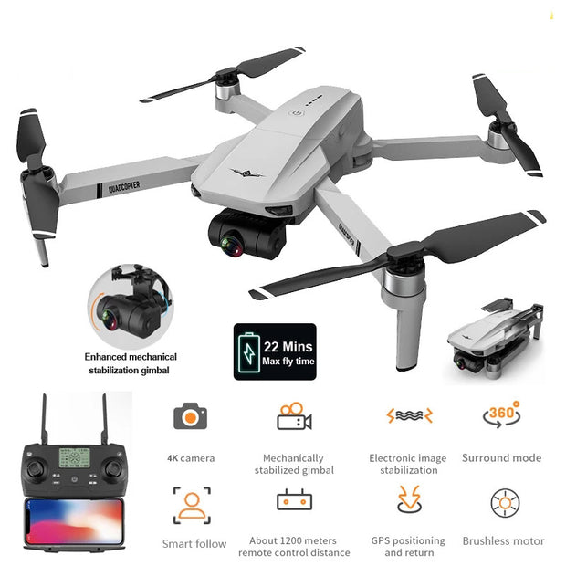 Dual Camera Optical Flow HD Aerial Photography Brushless GPS Drone