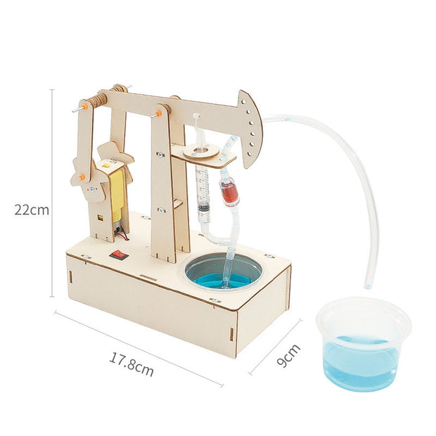 Children's Manual Science Education DIY Pumping Machine Toys