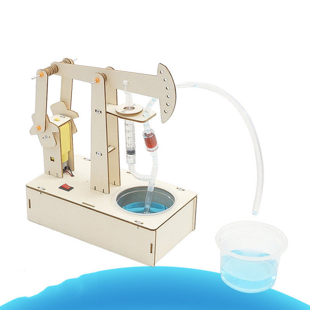 Children's Manual Science Education DIY Pumping Machine Toys